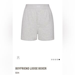 SKIMS BOYFRIEND LOOSE BOXER SMALL